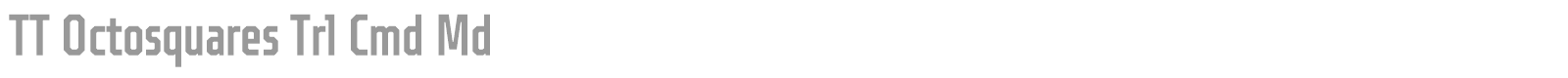 TT Octosquares font preview